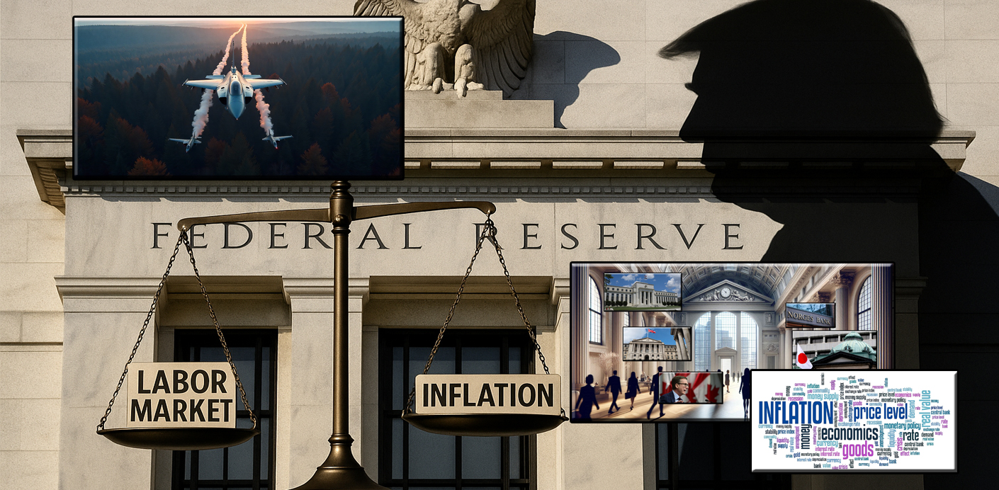 A semana que começa Semana de Fed e outros banco centrais
